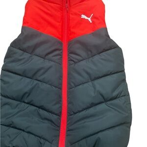 Puma Vibrant Red Puffer Vest